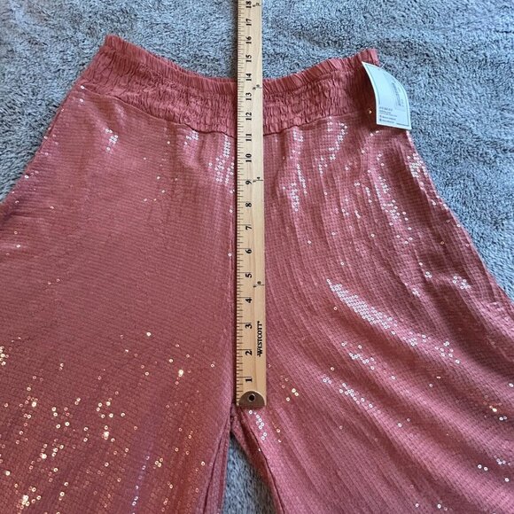 SIRoco Mojacar Womens Culotte Pants Small 26 Sequins Festival Y2K Wide Leg 17563 - Picture 10 of 13